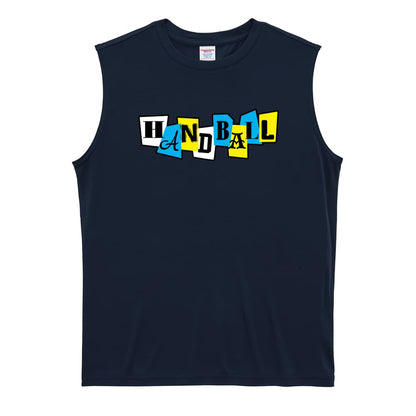 ハンドボール カードデザイン HANDBALL リサイクルポリエステル ノースリーブシャツ