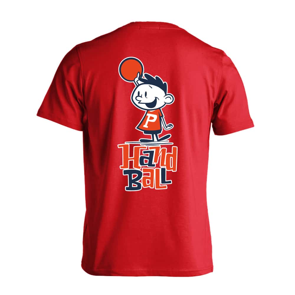 ハンドボール ハンドボールカートゥーン 投げまーす編 吸水速乾ドライTシャツ