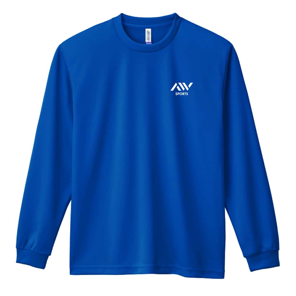 ハンドボール ハンドボールカートゥーン 七転び八起き編 吸水速乾ドライロングTシャツ 前面デザイン