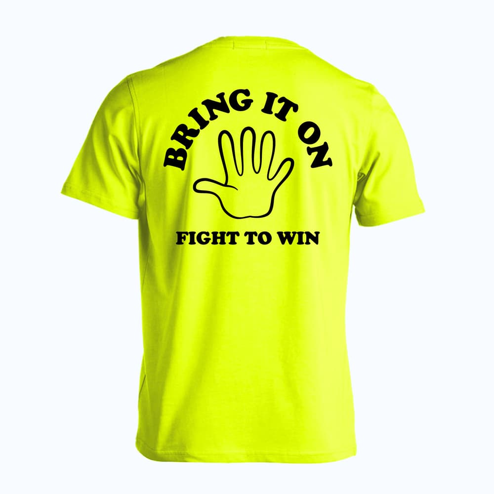 かかってこい！ 勝つために戦うぞ！ 吸水速乾ドライTシャツ