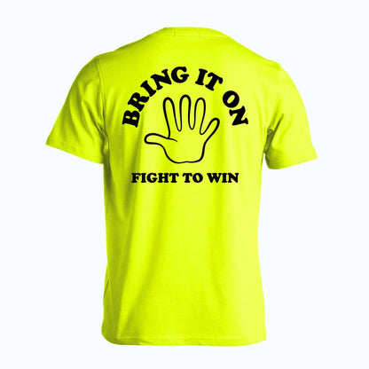 かかってこい！ 勝つために戦うぞ！ 吸水速乾ドライTシャツ