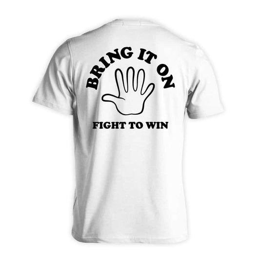 かかってこい！ 勝つために戦うぞ！ 吸水速乾ドライTシャツ