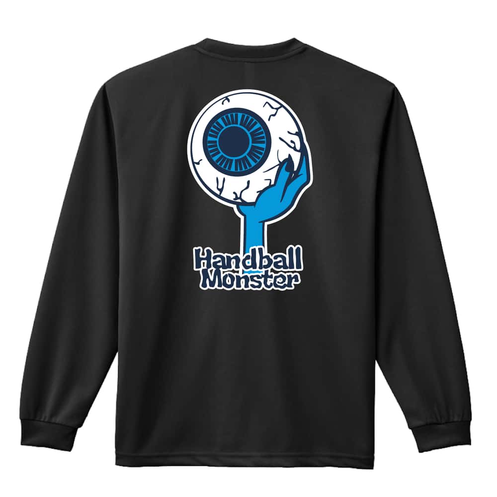 ハンドボール ハンドボールモンスター 目玉編 吸水速乾ドライロングTシャツ