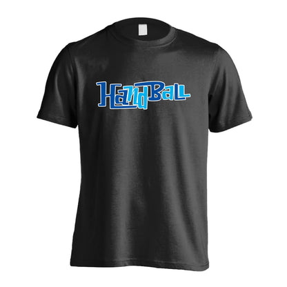 ハンドボール カートゥーンタイトル風ファンキー Handball 吸水速乾ドライTシャツ