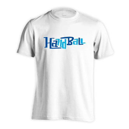 ハンドボール カートゥーンタイトル風ファンキー Handball 吸水速乾ドライTシャツ