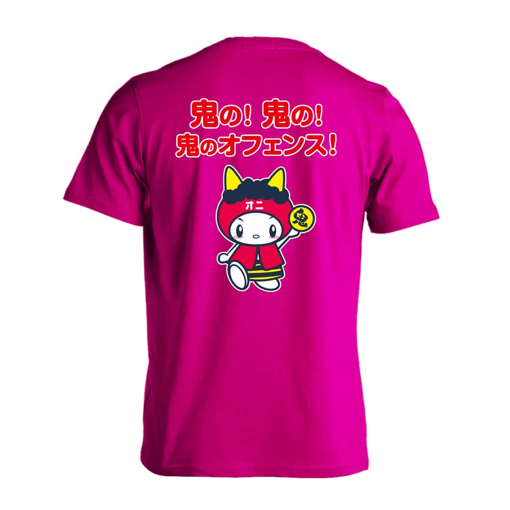 ハンドボール 鬼の！ 鬼の！ 鬼のオフェンス！ 吸水速乾ドライTシャツ