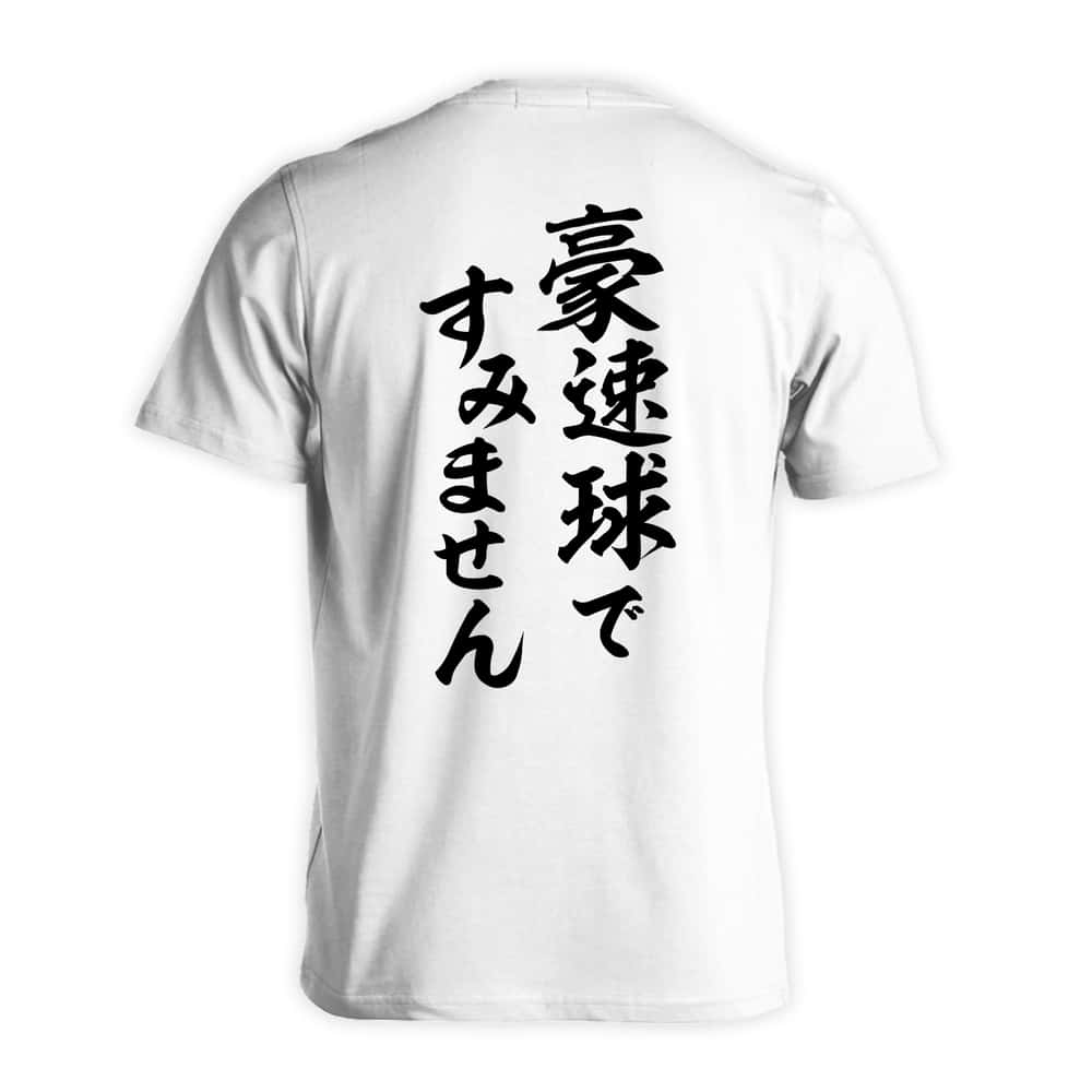 野球 豪速球ですみません 吸水速乾ドライTシャツ