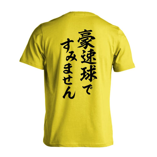野球 豪速球ですみません 吸水速乾ドライTシャツ