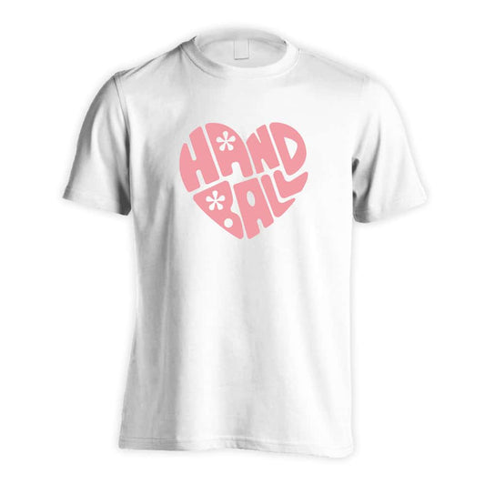 ハンドボール ハートのカタチの HANDBALL 吸水速乾ドライTシャツ