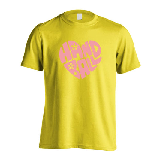 ハンドボール ハートのカタチの HANDBALL 吸水速乾ドライTシャツ