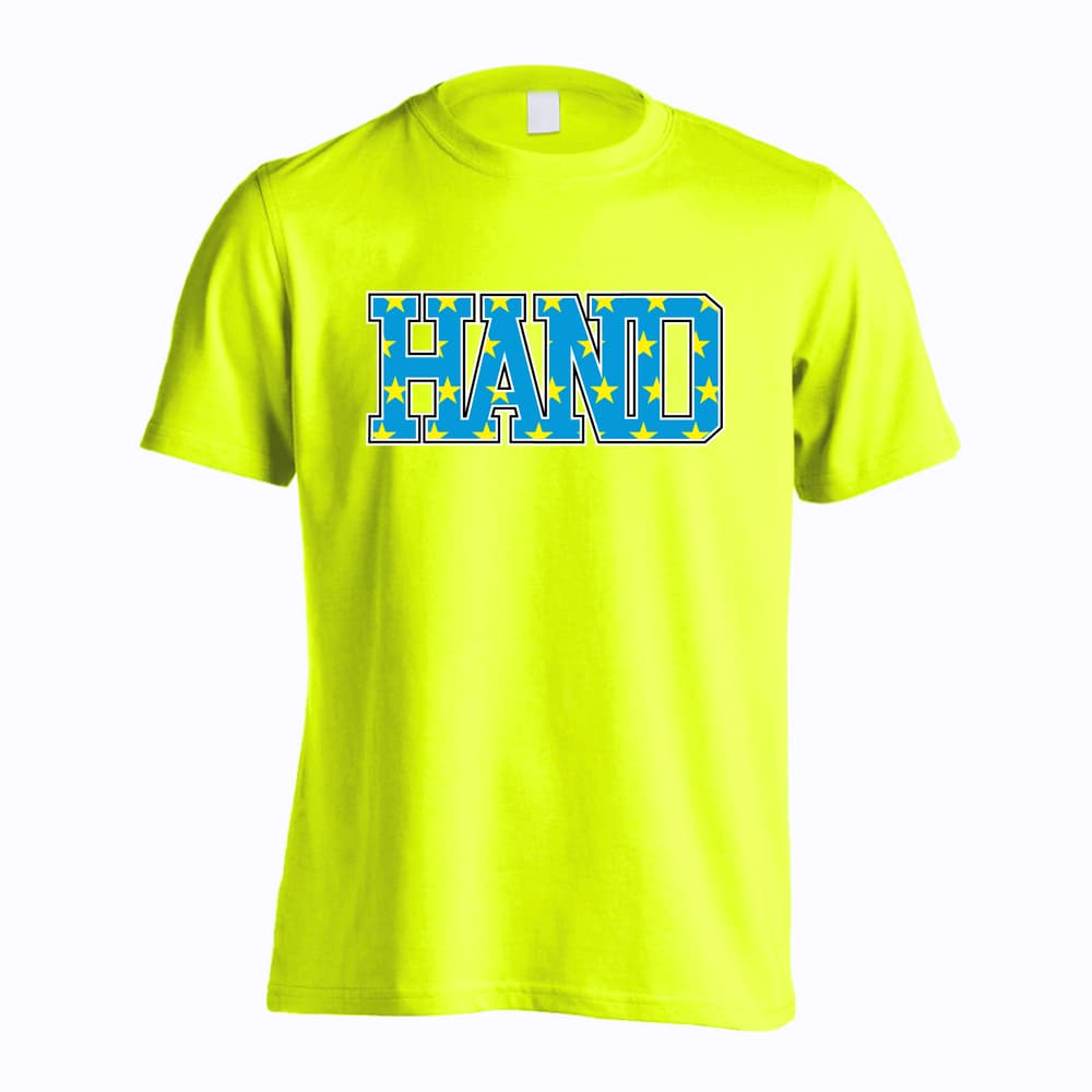 ハンドボール アメリカンテイストな HAND 吸水速乾ドライTシャツ