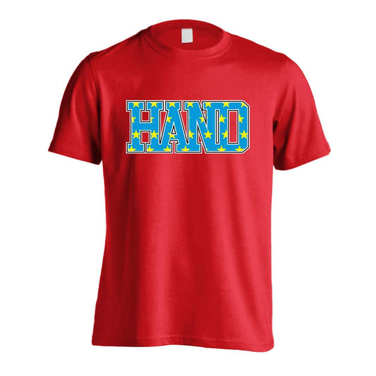 ハンドボール アメリカンテイストな HAND 吸水速乾ドライTシャツ