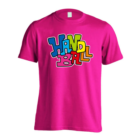 ハンドボール ファンキーな レインボーハンドボール 吸水速乾ドライTシャツ