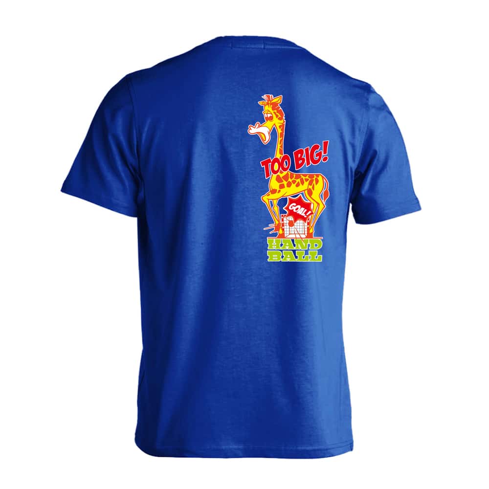 ハンドボール HANDBALL OF ZOO! 大きすぎるキリン 吸水速乾ドライTシャツ