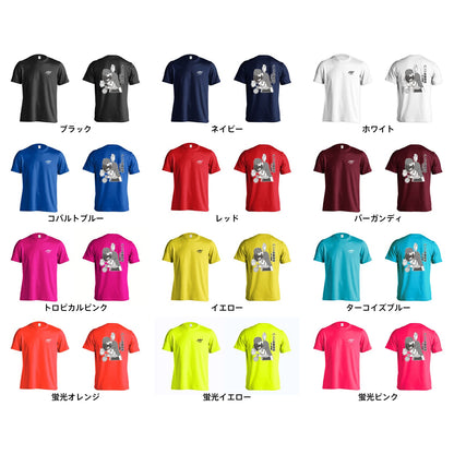 ハンドボール 胸キュン少女漫画 ハンド学園物語 新入部員編 吸水速乾ドライTシャツ カラーバリエーション一覧