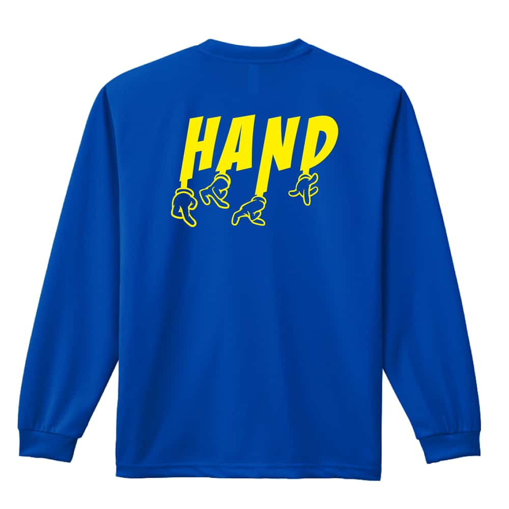 ハンドボール 手遊びハンドボール 吸水速乾ドライロングTシャツ