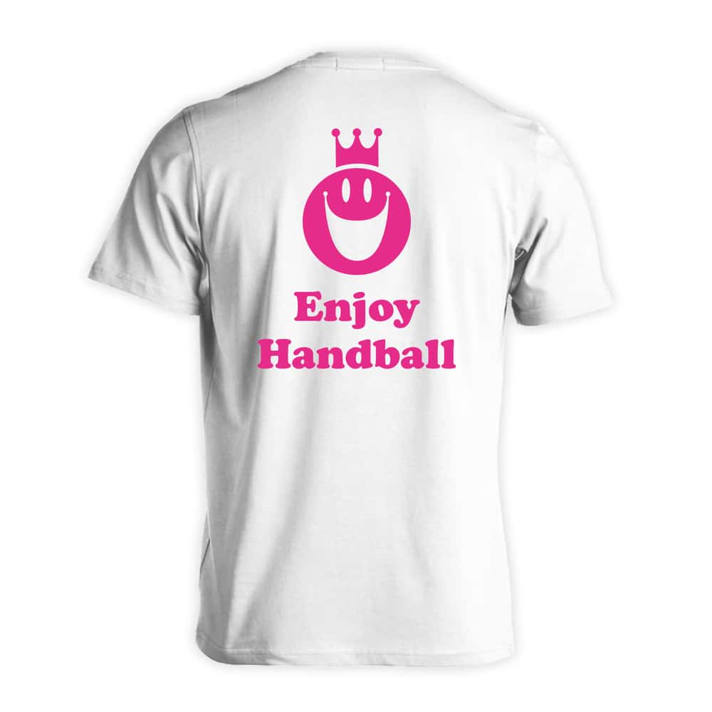 ハンドボール スマイリーフェイス エンジョイハンドボール 吸水速乾ドライTシャツ
