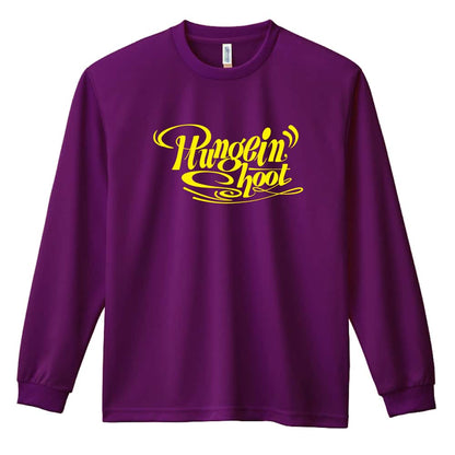ハンドボール プロンジョンシュート カリグラフィーデザイン 吸水速乾ドライロングTシャツ