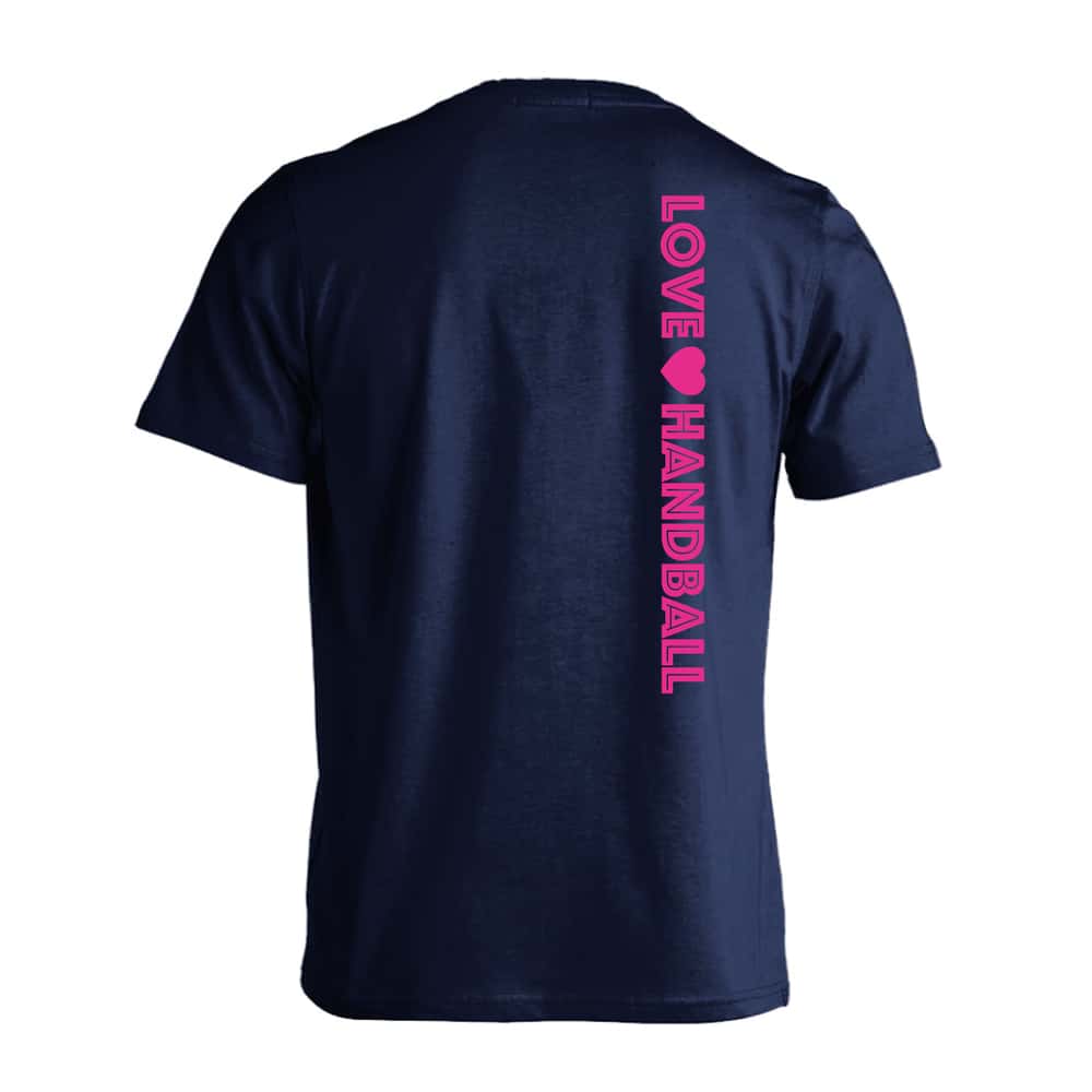 ハンドボール LOVE HANDBALL デコ文字デザイン 吸水速乾ドライTシャツ
