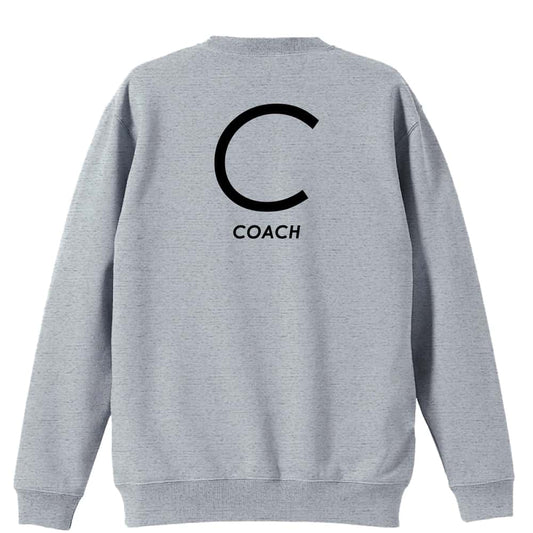 ハンドボール C COACH シンプルポジションデザイン 裏パイルスウェットトレーナー