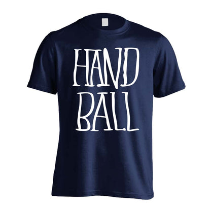 ハンドボール 手描きの縦長 HANDBALL 吸水速乾ドライTシャツ