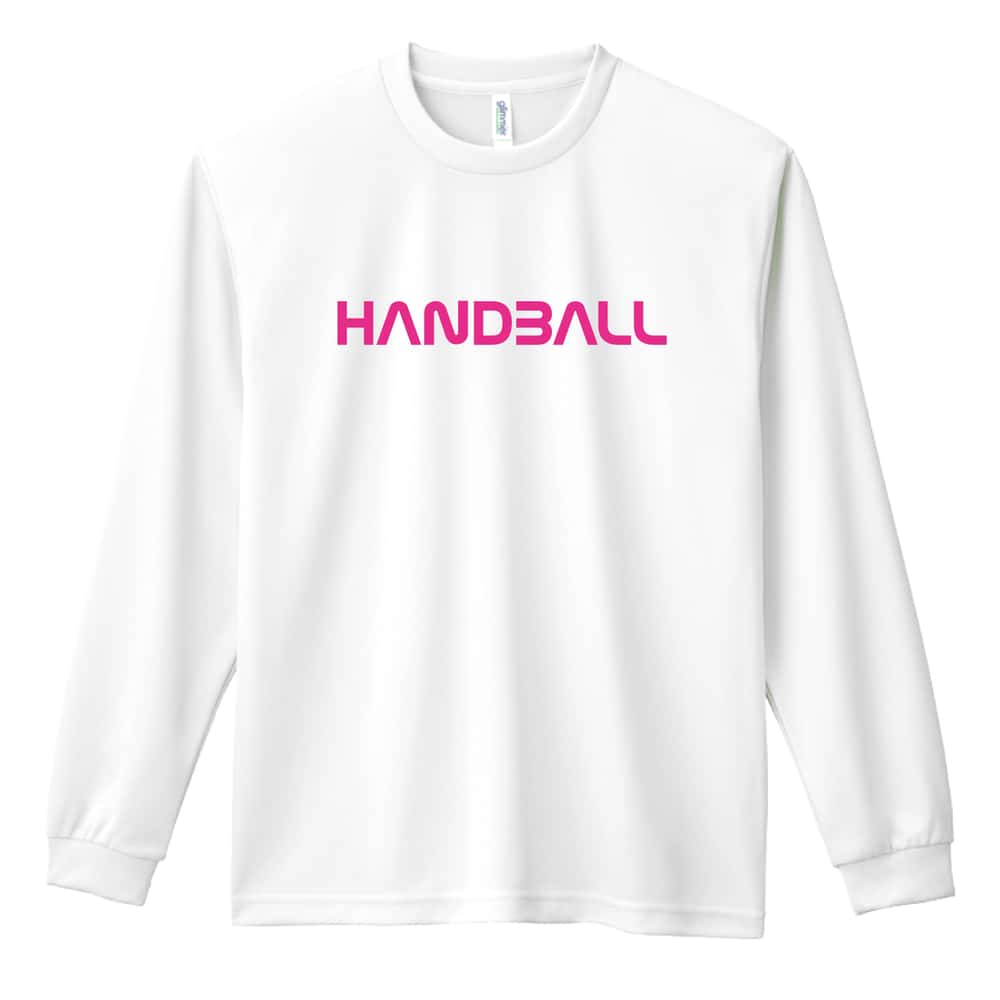 ハンドボール 宇宙テイストの HANDBALL 吸水速乾ドライロングTシャツ