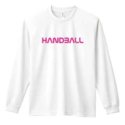 ハンドボール 宇宙テイストの HANDBALL 吸水速乾ドライロングTシャツ