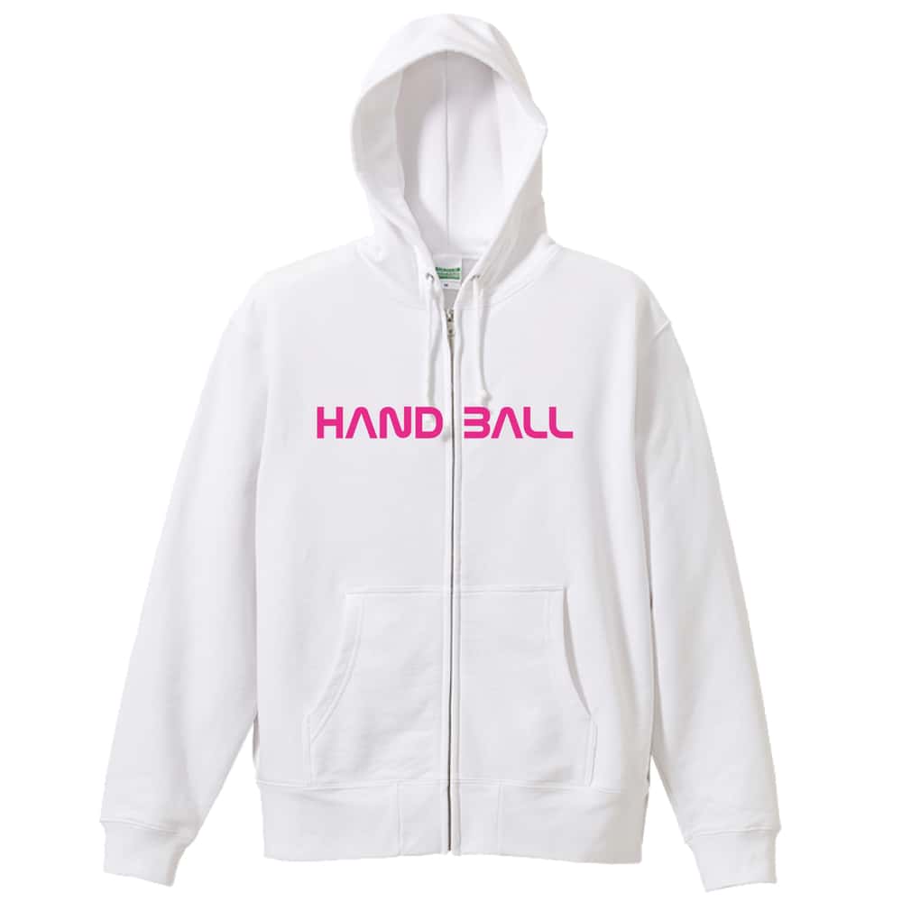 ハンドボール 宇宙テイストの HANDBALL 裏パイルジップパーカー