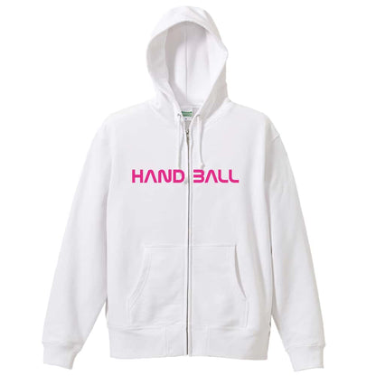ハンドボール 宇宙テイストの HANDBALL 裏パイルジップパーカー