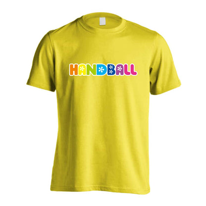 ハンドボール ポップなレインボーハンドボール 吸水速乾ドライTシャツ