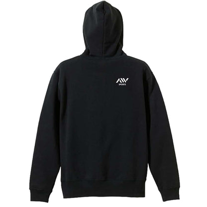 ハンドボール 送球軍団 裏パイルジップパーカー 背面デザイン