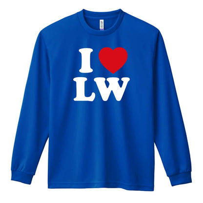 ハンドボール I LOVE LW 吸水速乾ドライロングTシャツ