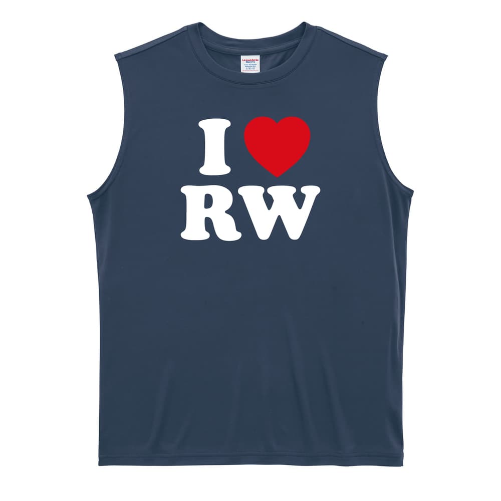 ハンドボール I LOVE RW リサイクルポリエステル ノースリーブシャツ