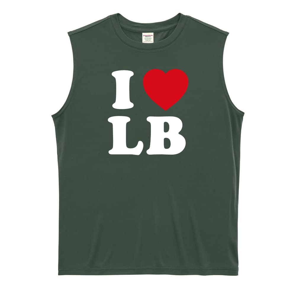 ハンドボール I LOVE LB リサイクルポリエステル ノースリーブシャツ
