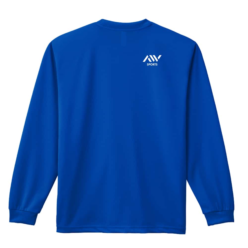 ハンドボール アメコミ風 HANDMAN 吸水速乾ドライロングTシャツ 背面デザイン