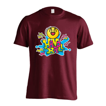 ハンドボール ファンキースマイリーフェイス HANDBALL 吸水速乾ドライTシャツ