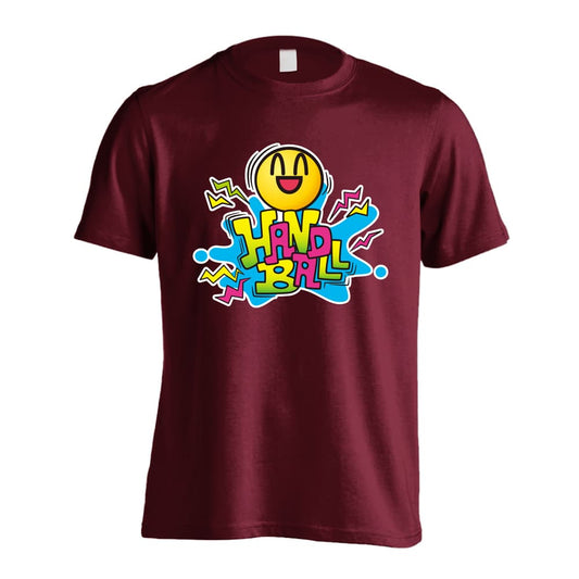 ハンドボール ファンキースマイリーフェイス HANDBALL 吸水速乾ドライTシャツ