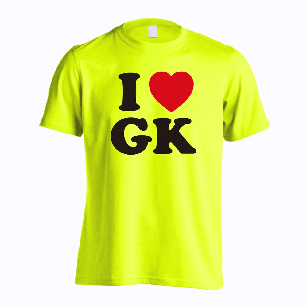 サッカー I LOVE GK 吸水速乾ドライTシャツ