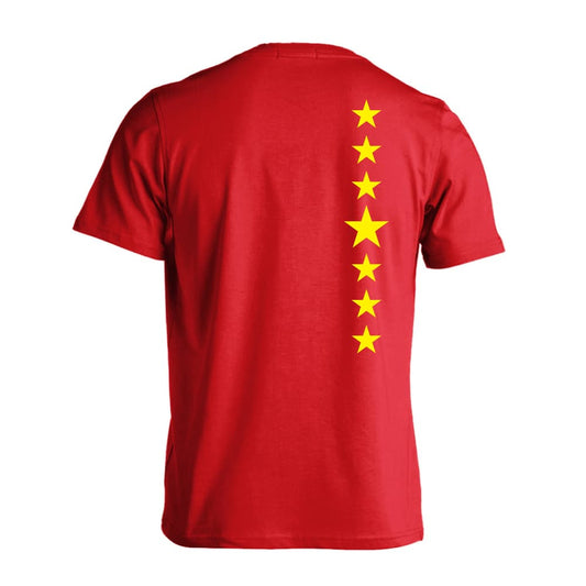 ハンドボール セブンスター バーティカルデザイン 吸水速乾ドライTシャツ