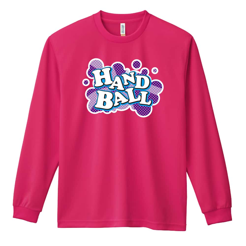 ハンドボール ハンドボールバブル 吸水速乾ドライロングTシャツ