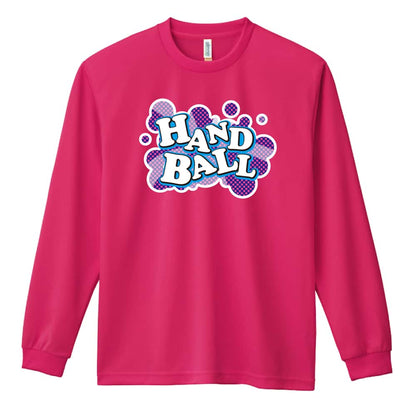 ハンドボール ハンドボールバブル 吸水速乾ドライロングTシャツ