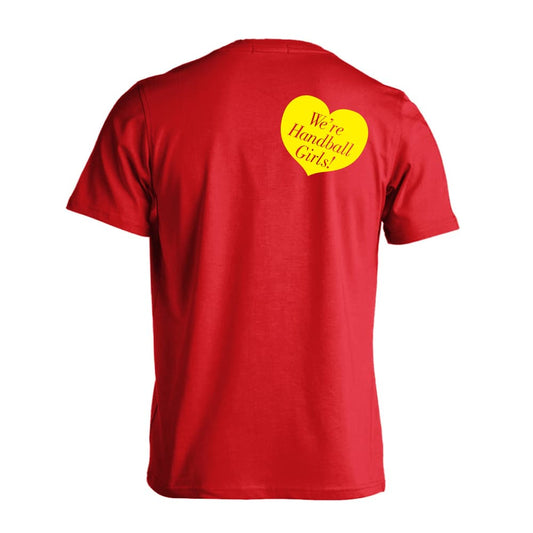 ハンドボール We're Handball Girls! ハート 吸水速乾ドライTシャツ