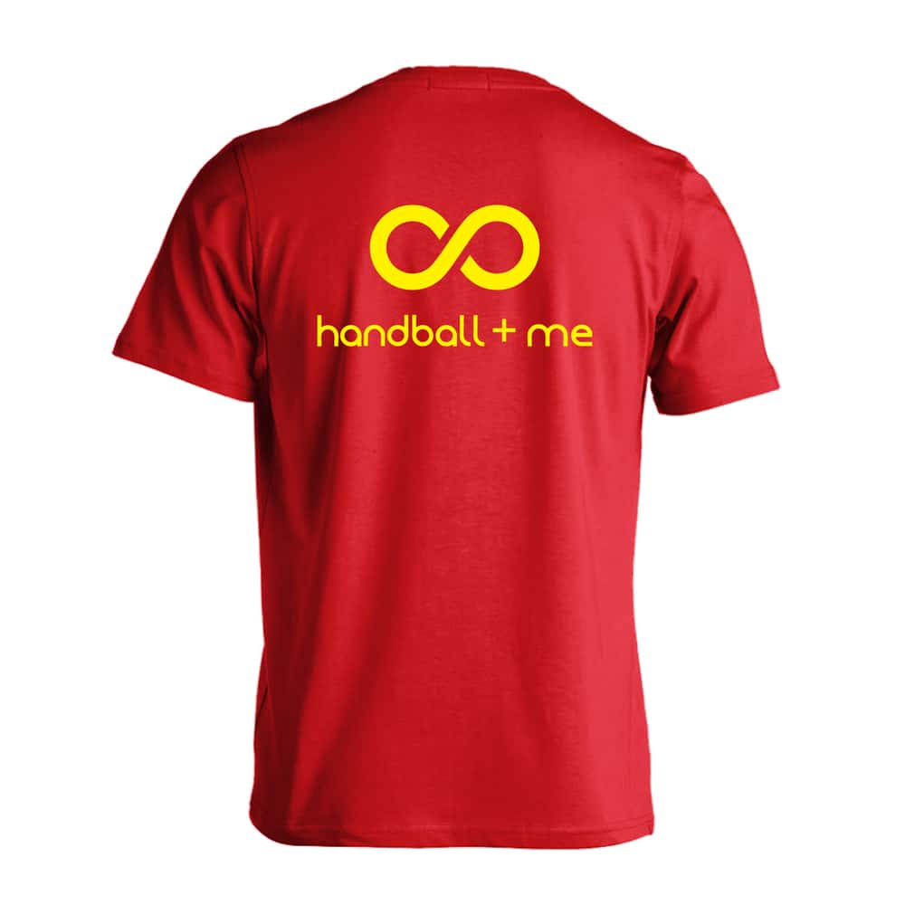 ハンドボール ハンドボール + 私 = 無限大 吸水速乾ドライTシャツ