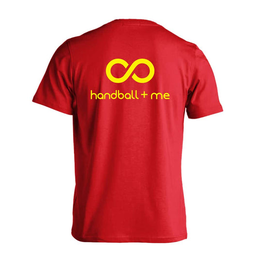 ハンドボール ハンドボール + 私 = 無限大 吸水速乾ドライTシャツ
