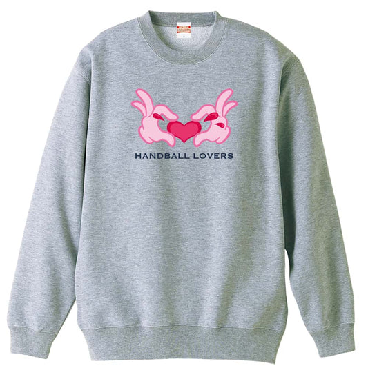 ハンドボール カートゥーンハートの HANDBALL LOVERS 裏パイルスウェットトレーナー