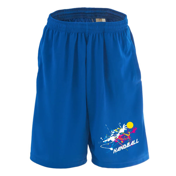 ペンキアートな HANDBALL ハンドボールハーフパンツ ドライ 練習着 AW-SPT0469-HPT-DRY