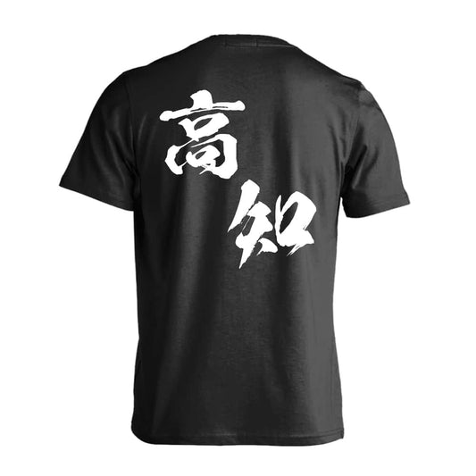 都道府県デザイン 高知 闘龍書体 斜め書き 吸水速乾ドライTシャツ