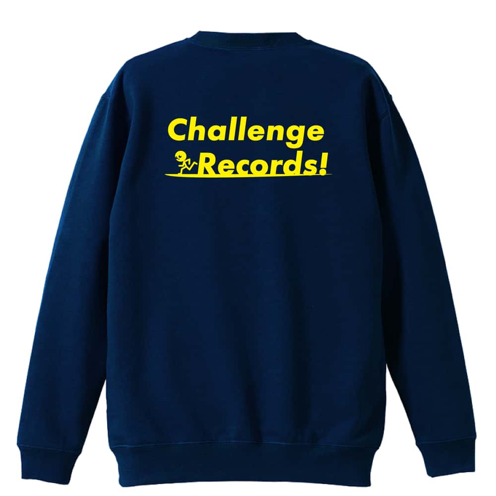 陸上競技 Challenge Records! 裏パイルスウェットトレーナー