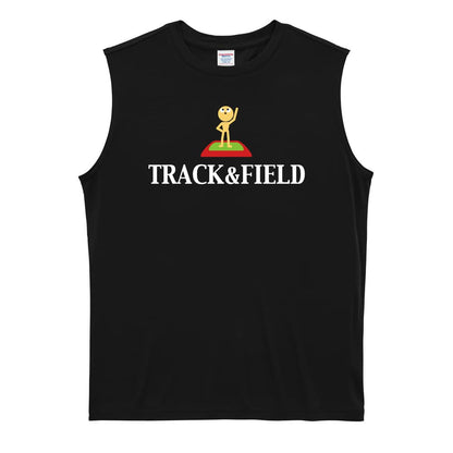 陸上競技 TRACK & FIELD トラッくんデザイン リサイクルポリエステル ノースリーブシャツ