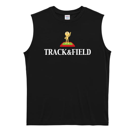 陸上競技 TRACK & FIELD トラッくんデザイン リサイクルポリエステル ノースリーブシャツ